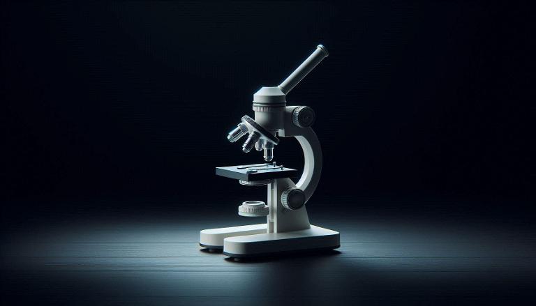 Microscope simple sur trépied
